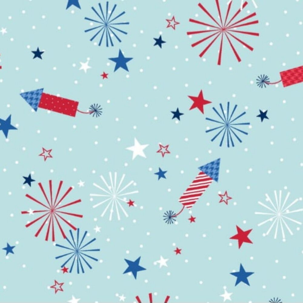 Red White & Bloom Collection 100% Cotton Quilting Fabrics by the Yard - Maywood